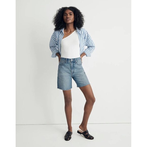 Madewell Rigid Baggy Jean Shorts Size 31 - 2900 - Picture 5 of 12